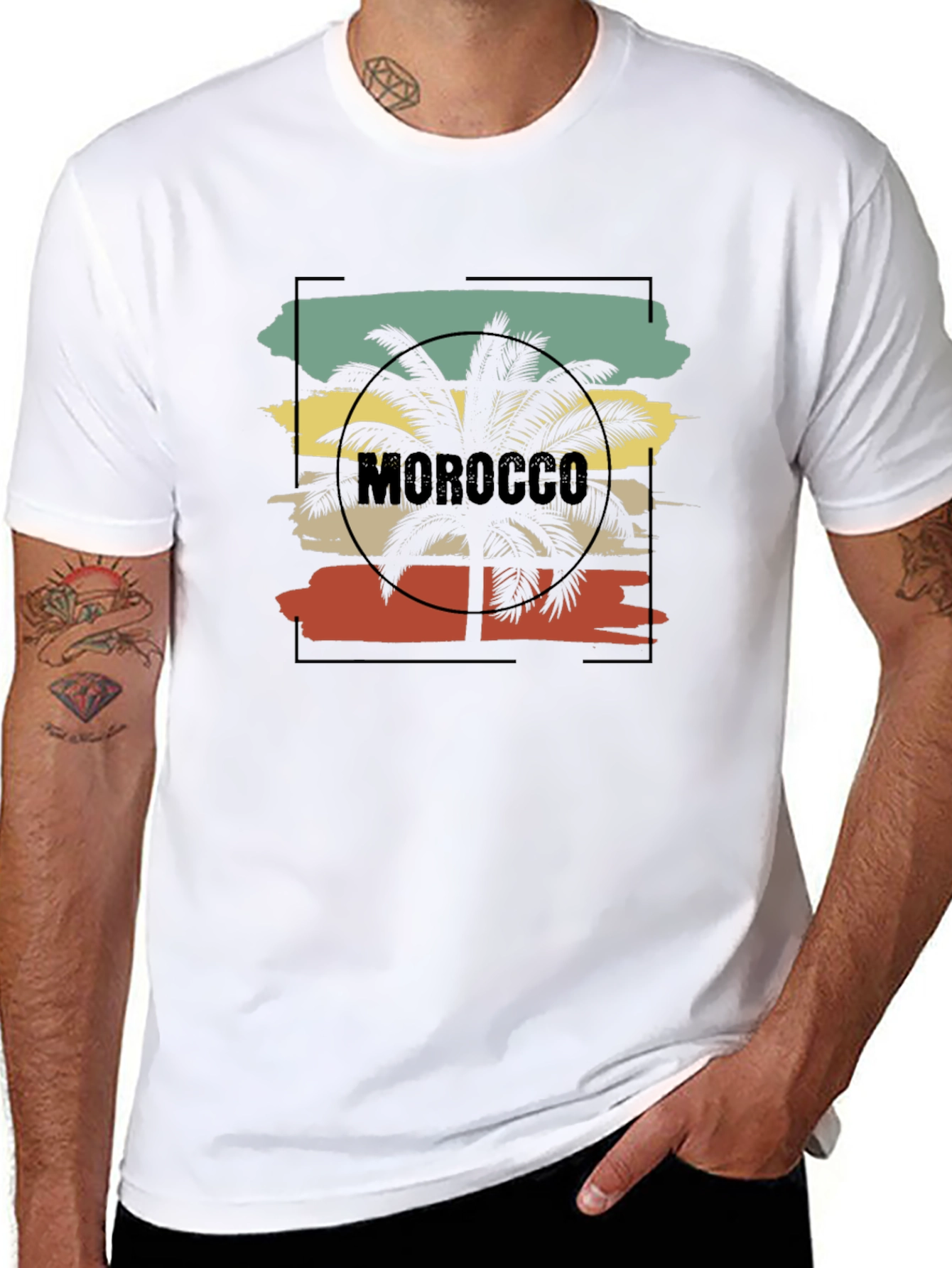 Morocco Palm Tree T-Shirt