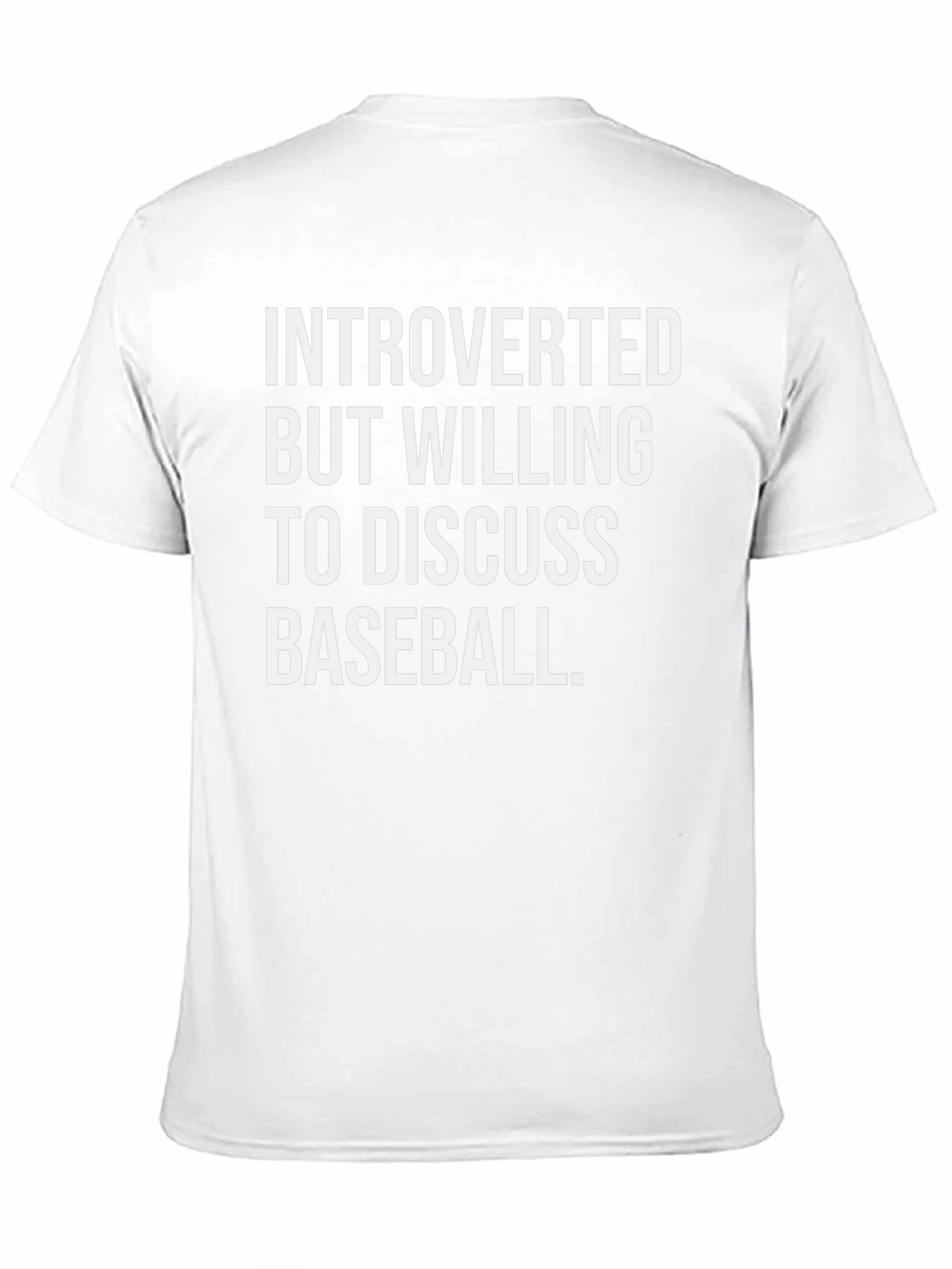 Introverted Baseball Fan T-Shirt