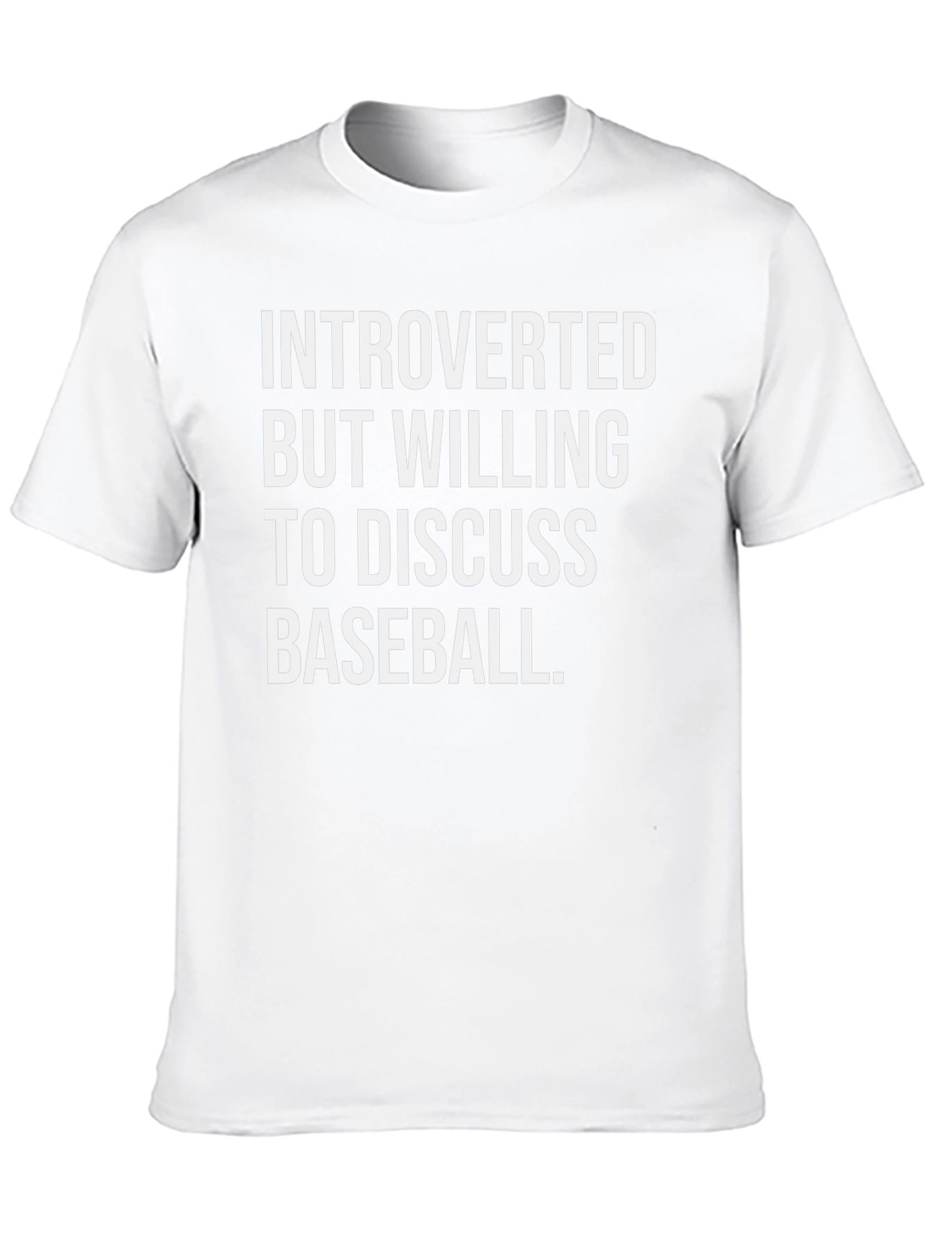 Introverted Baseball Fan T-Shirt