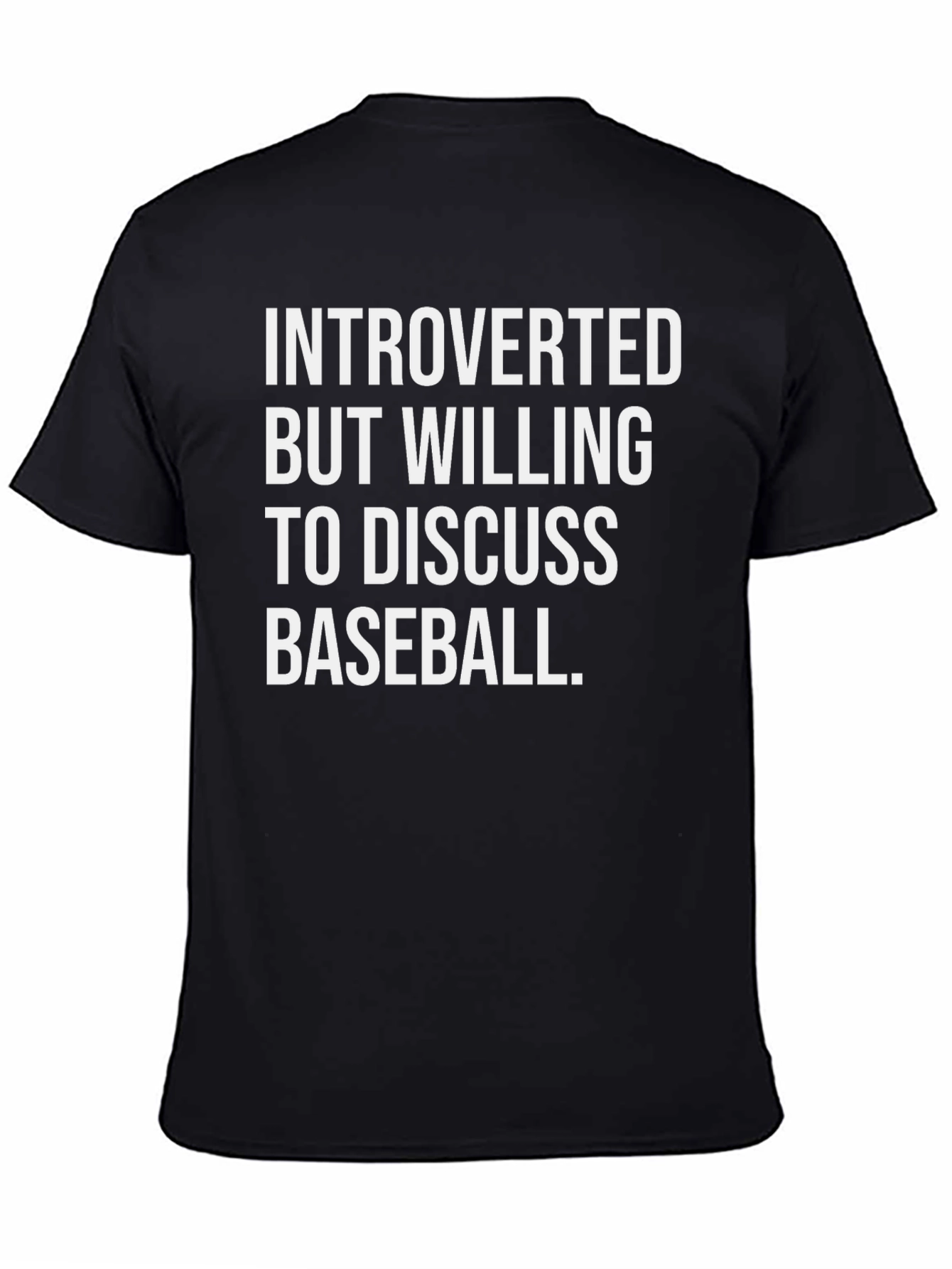 Introverted Baseball Fan T-Shirt