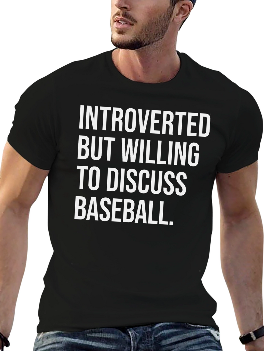 Introverted Baseball Fan T-Shirt