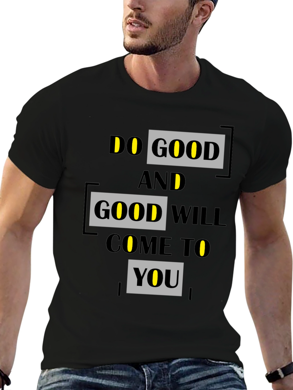 Do Good Graphic Print T-Shirt