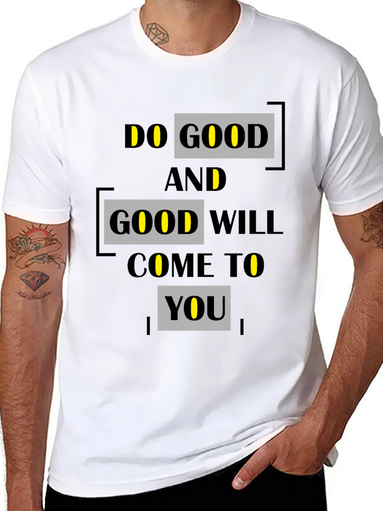 Do Good Graphic Print T-Shirt