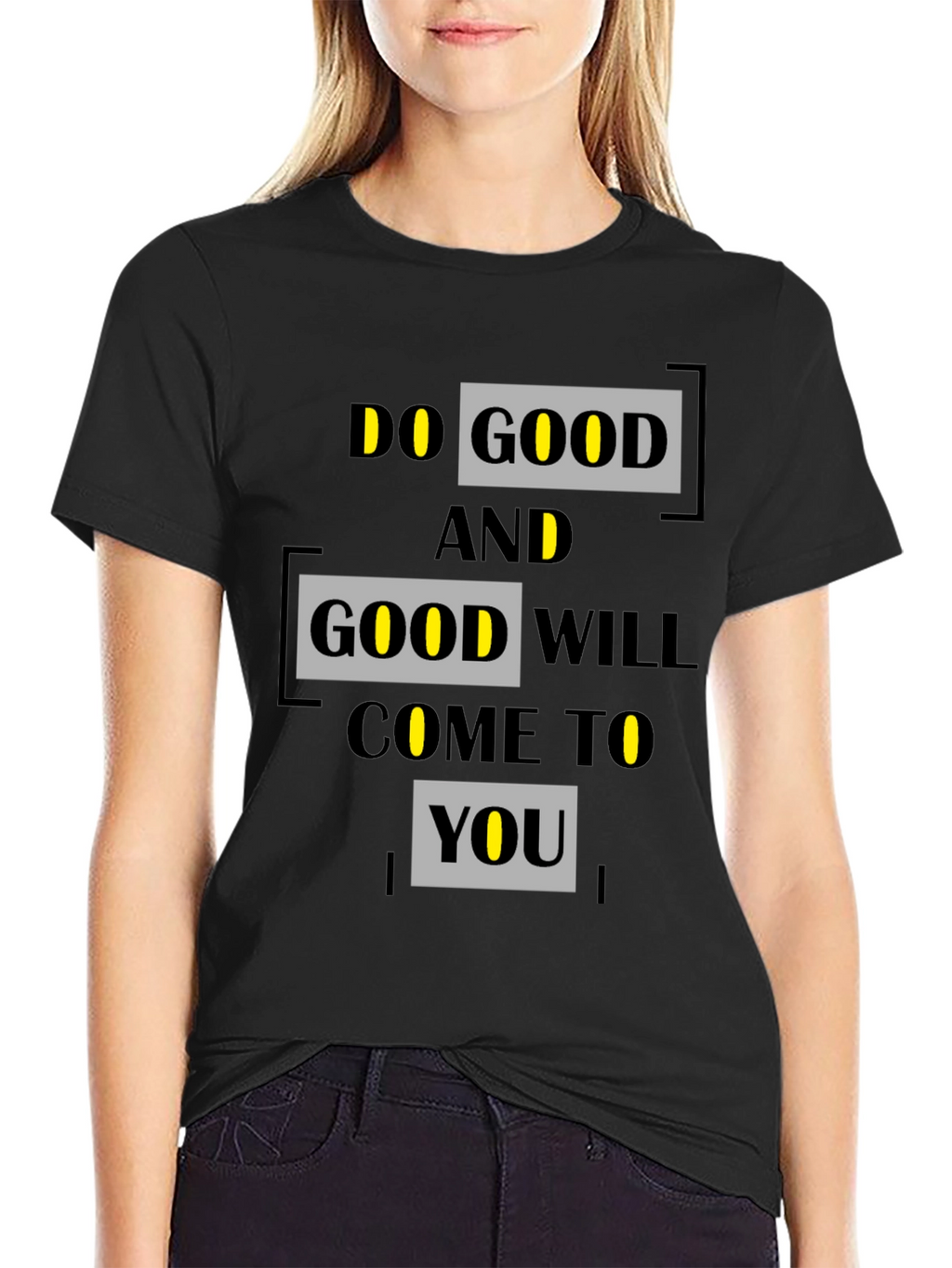 Do Good Graphic Print T-Shirt