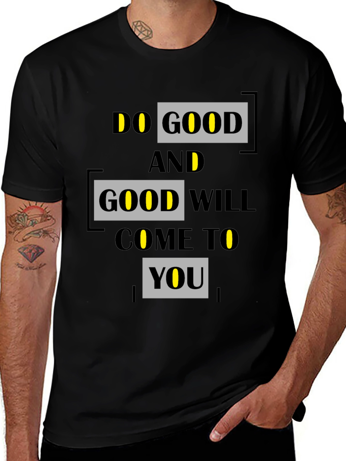 Do Good Graphic Print T-Shirt