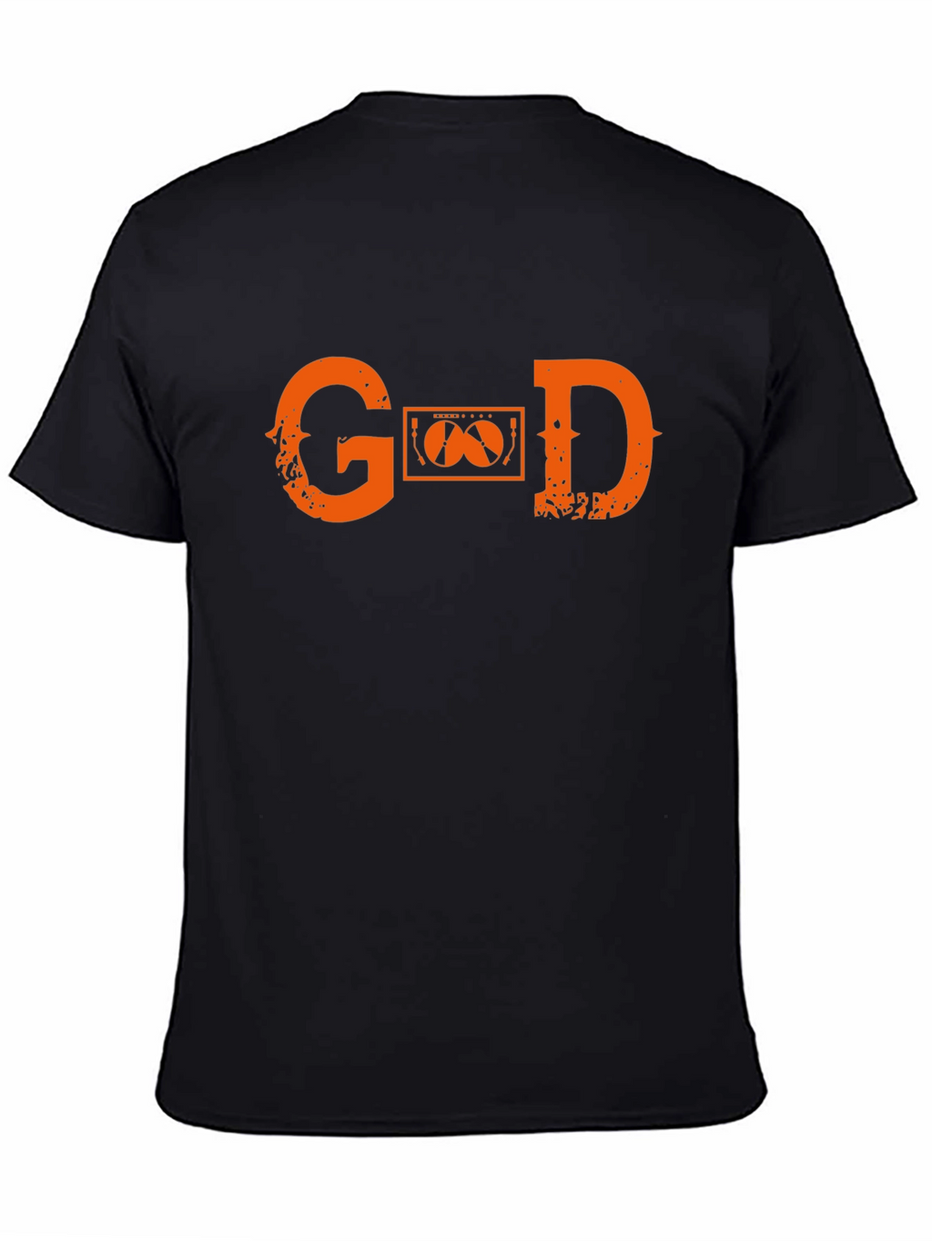 God Guitar Amp T-Shirt - Black Graphic Tee