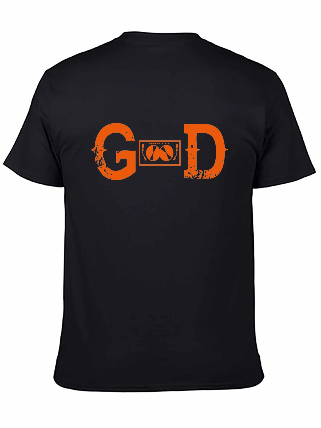 God Guitar Amp T-Shirt - Black Graphic Tee