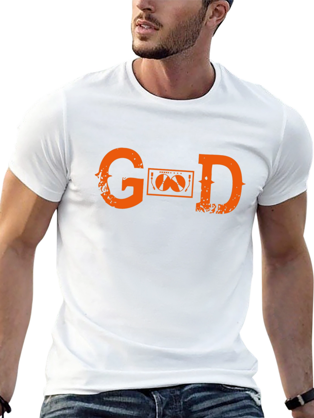 God Guitar Amp T-Shirt - Black Graphic Tee