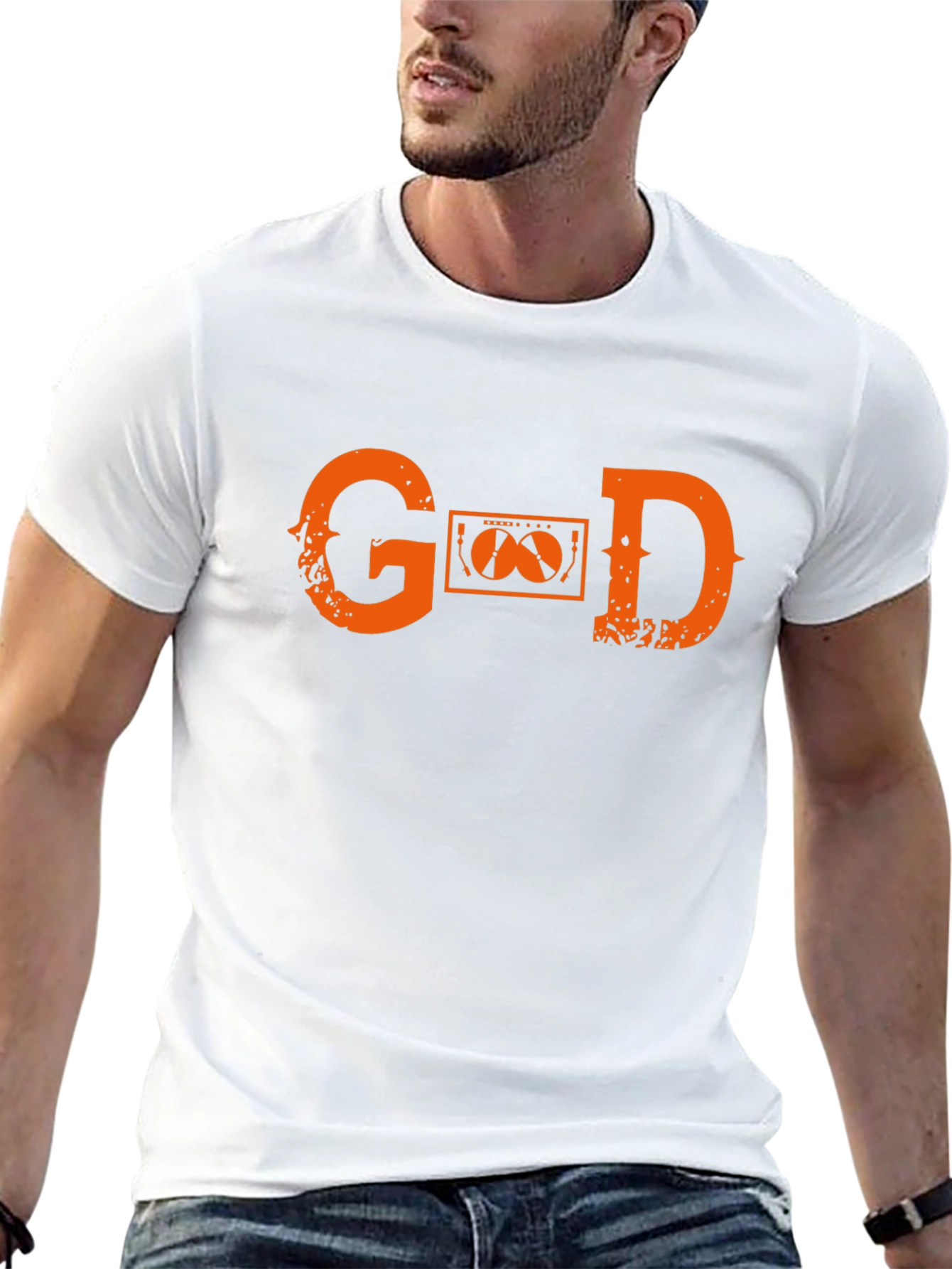 God Guitar Amp T-Shirt - Black Graphic Tee