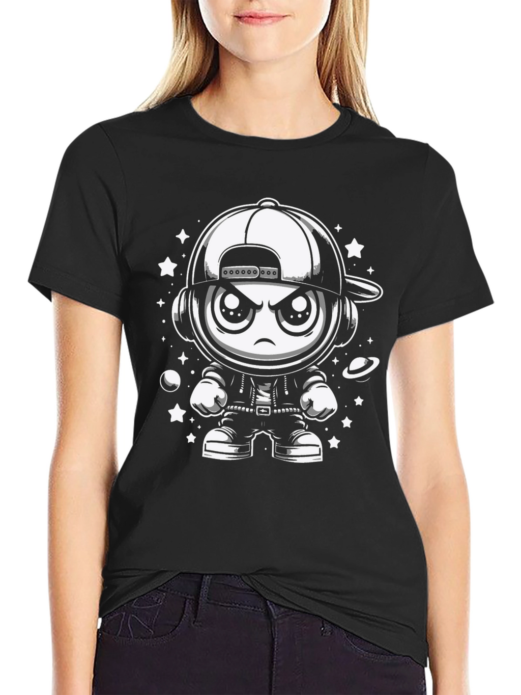 Cool Cartoon Character Graphic Tee