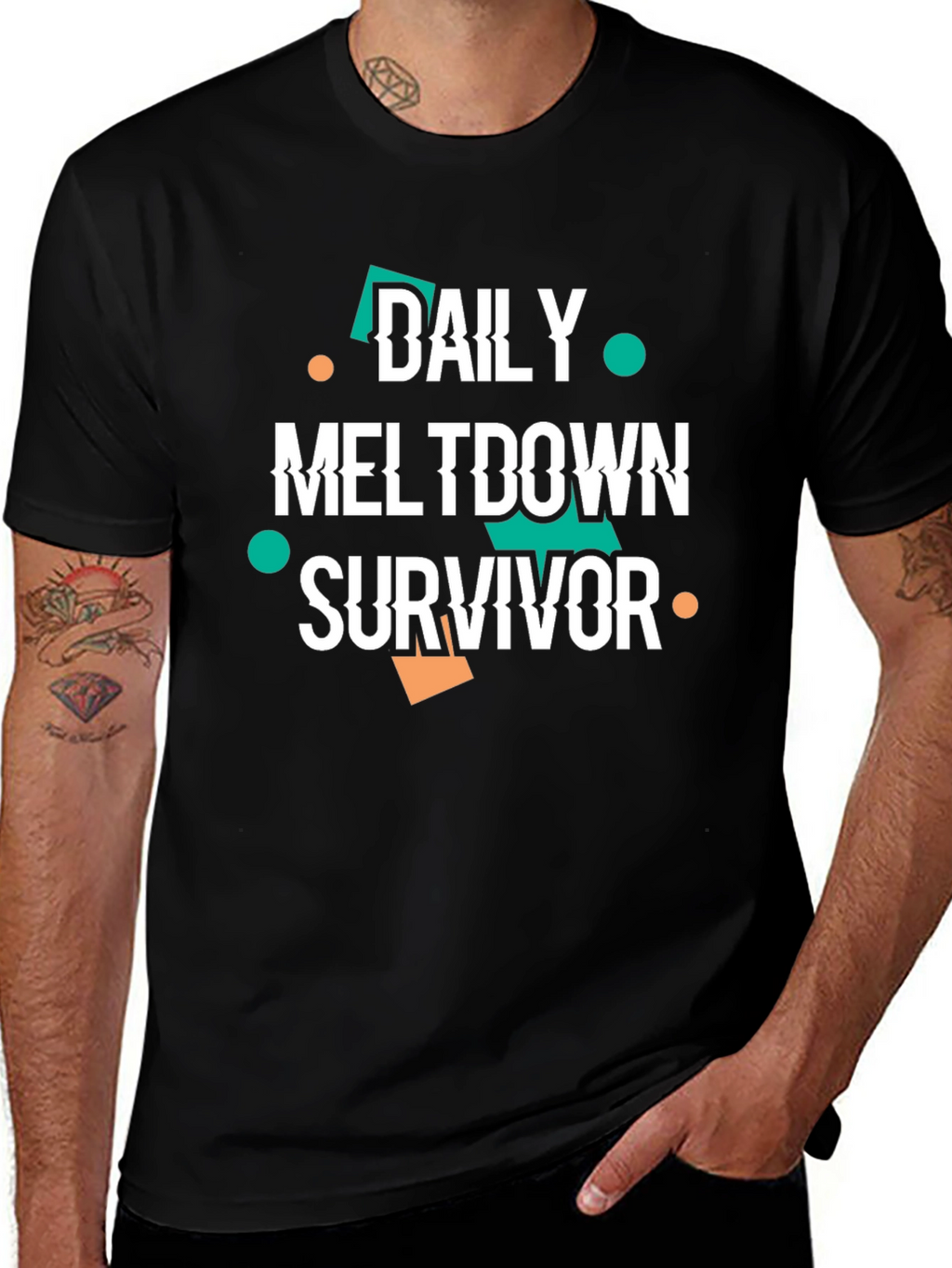 Daily Meltdown Survivor Graphic Tee