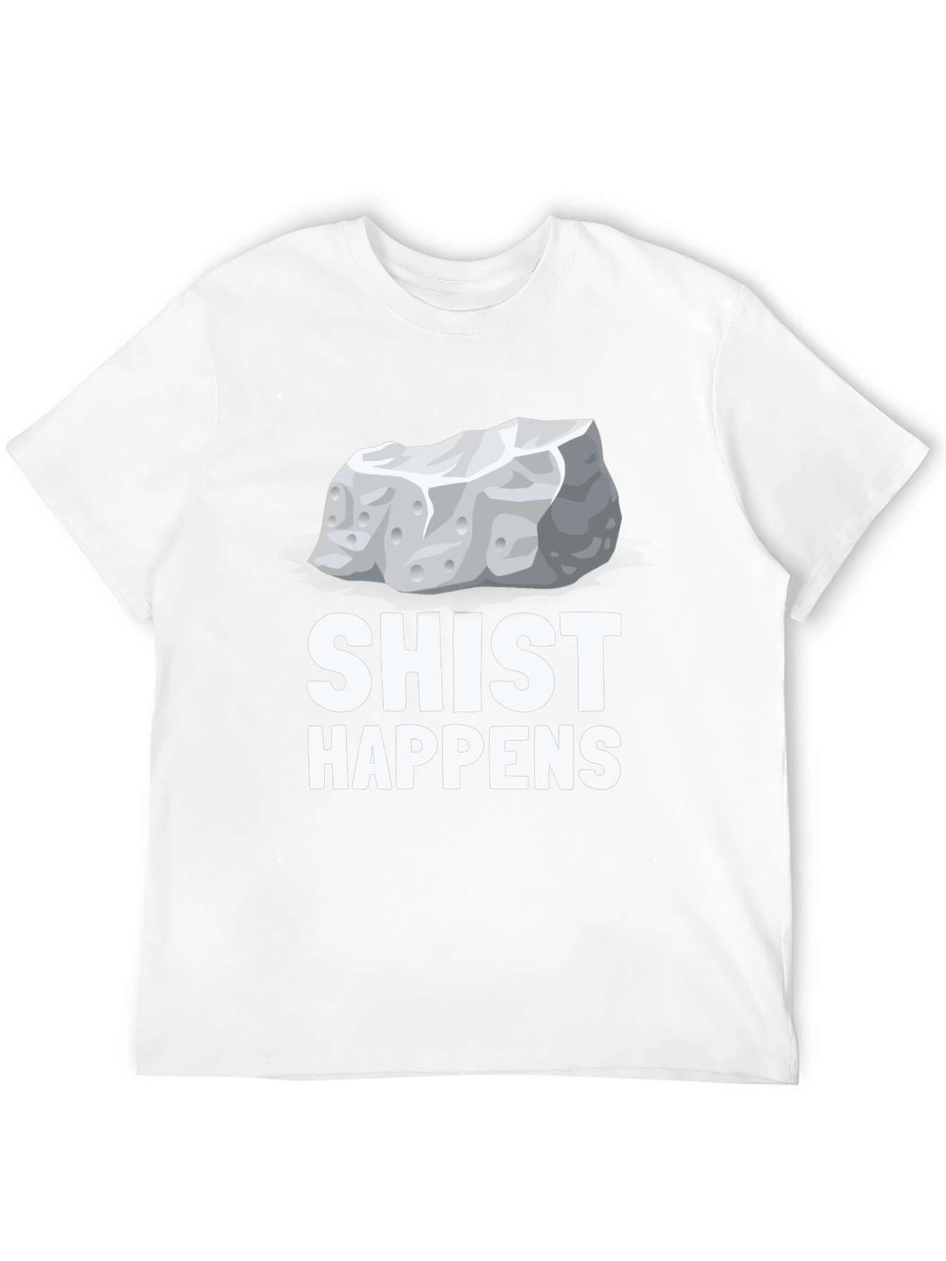 Shist Happens Graphic T-Shirt - Rock Pun Tee