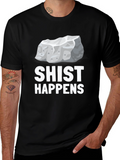Shist Happens Graphic T-Shirt - Rock Pun Tee