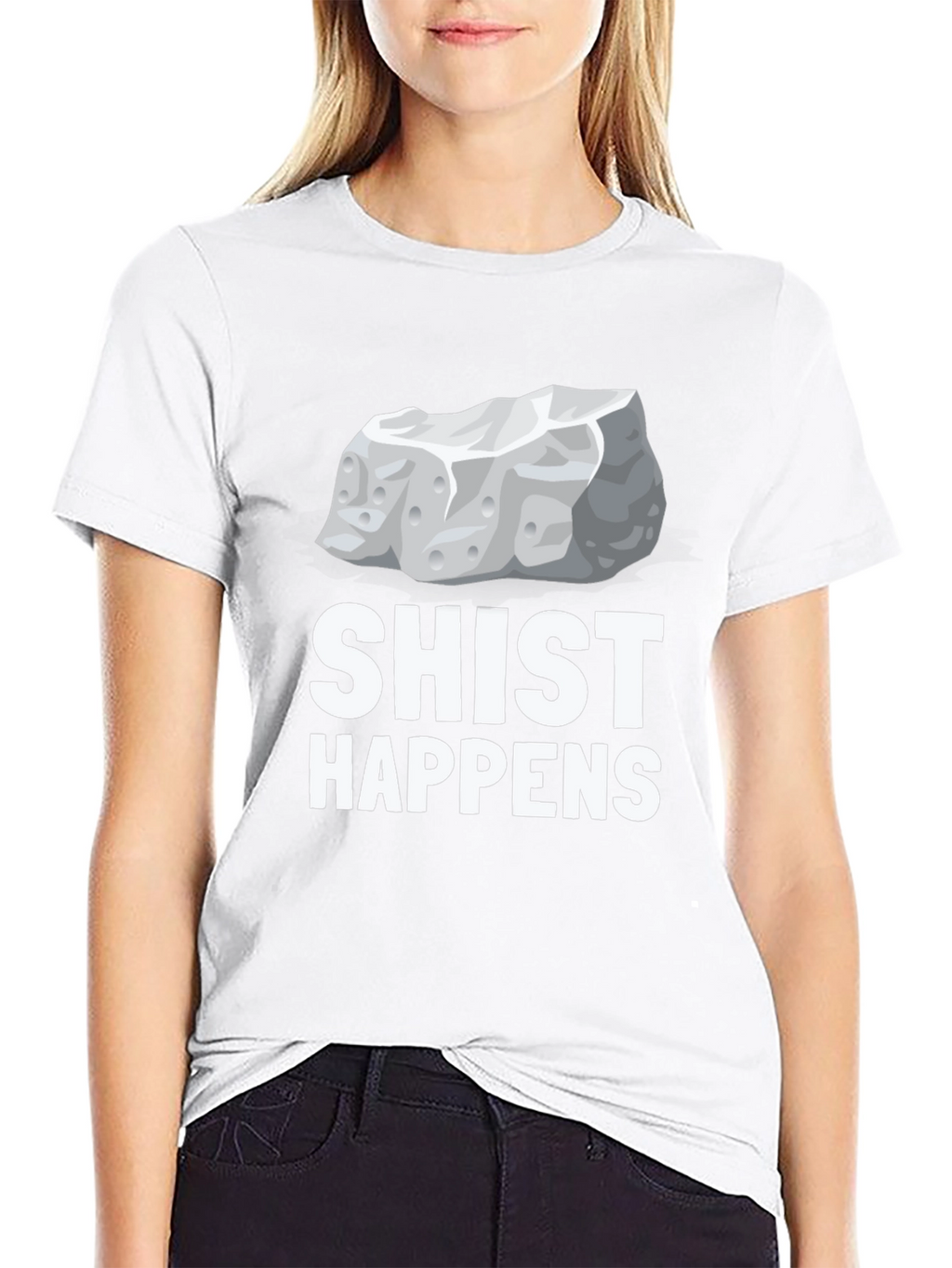 Shist Happens Graphic T-Shirt - Rock Pun Tee