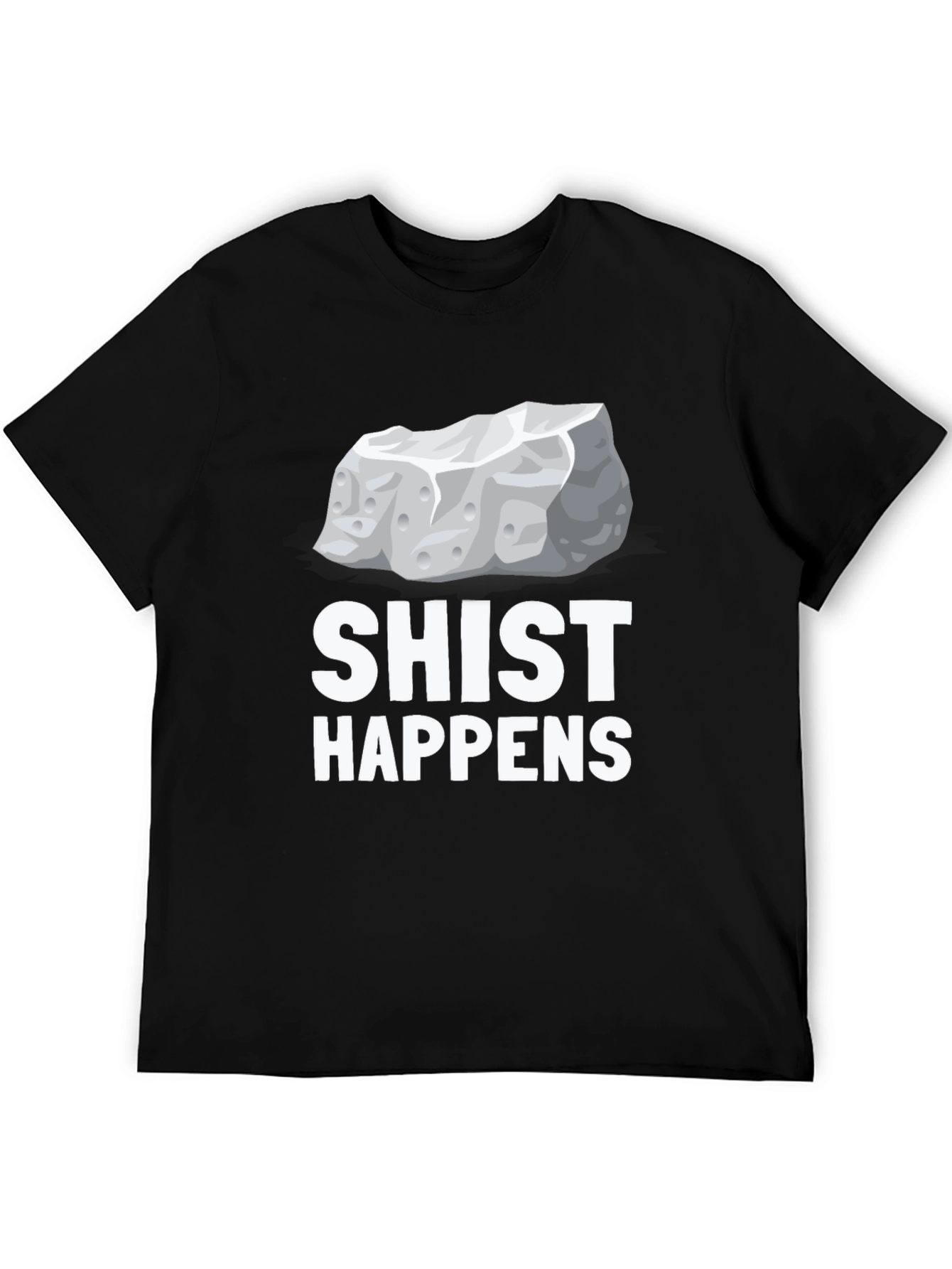 Shist Happens Graphic T-Shirt - Rock Pun Tee