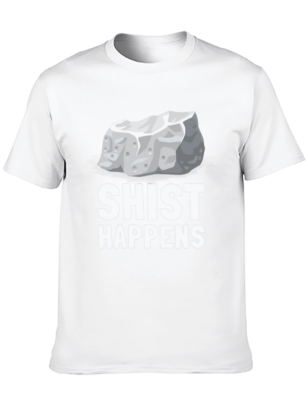 Shist Happens Graphic T-Shirt - Rock Pun Tee