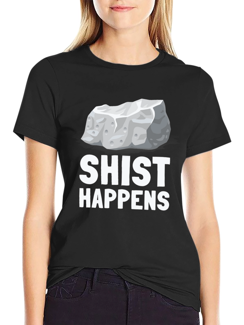 Shist Happens Graphic T-Shirt - Rock Pun Tee