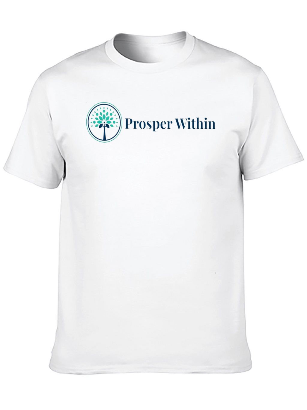 Prosper Within Black Tee - Grow Your Mindset