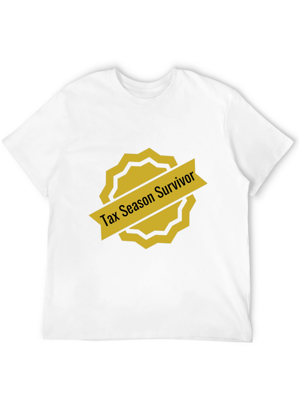 Tax Season Survivor Black T-Shirt