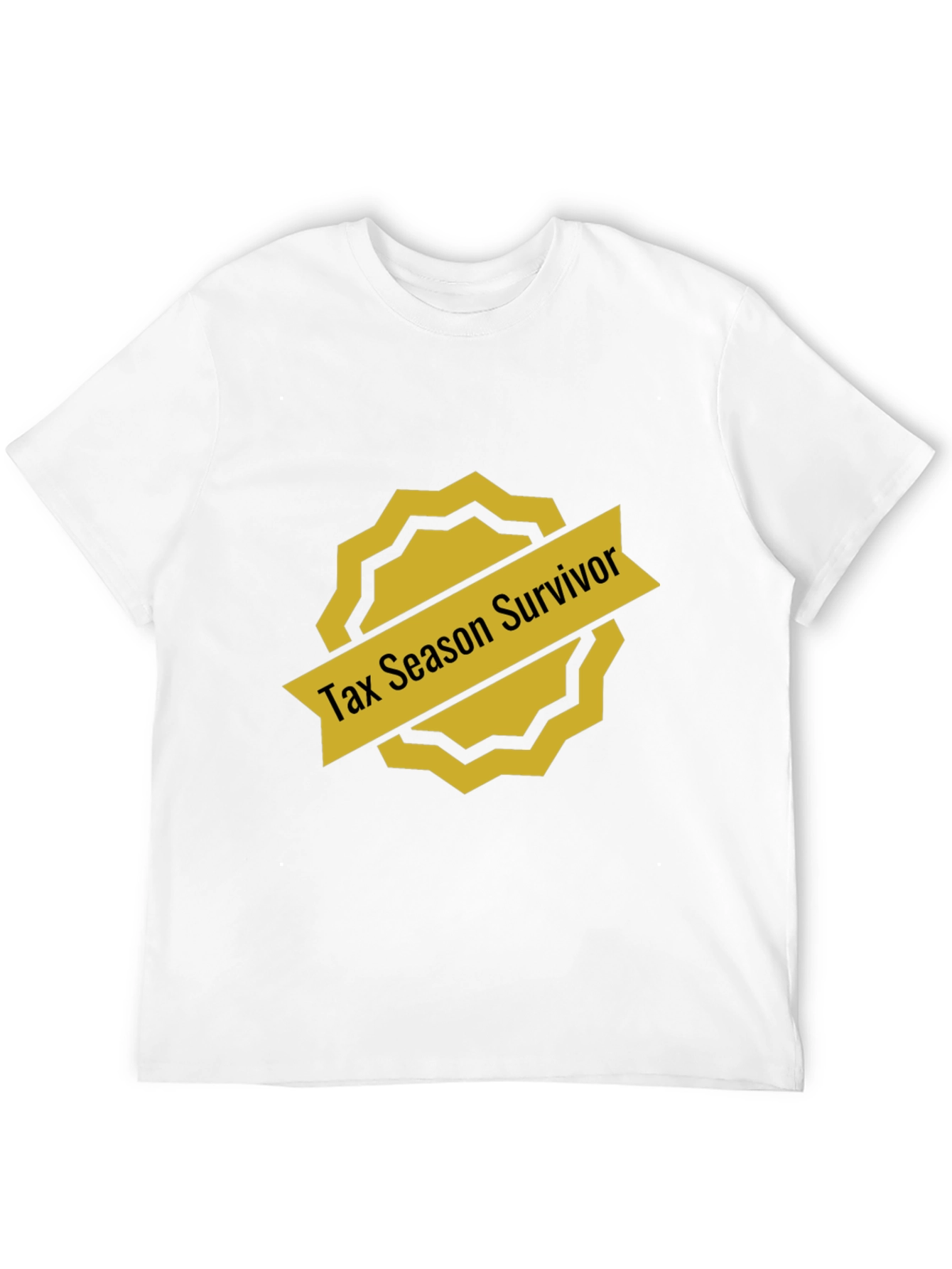 Tax Season Survivor Black T-Shirt