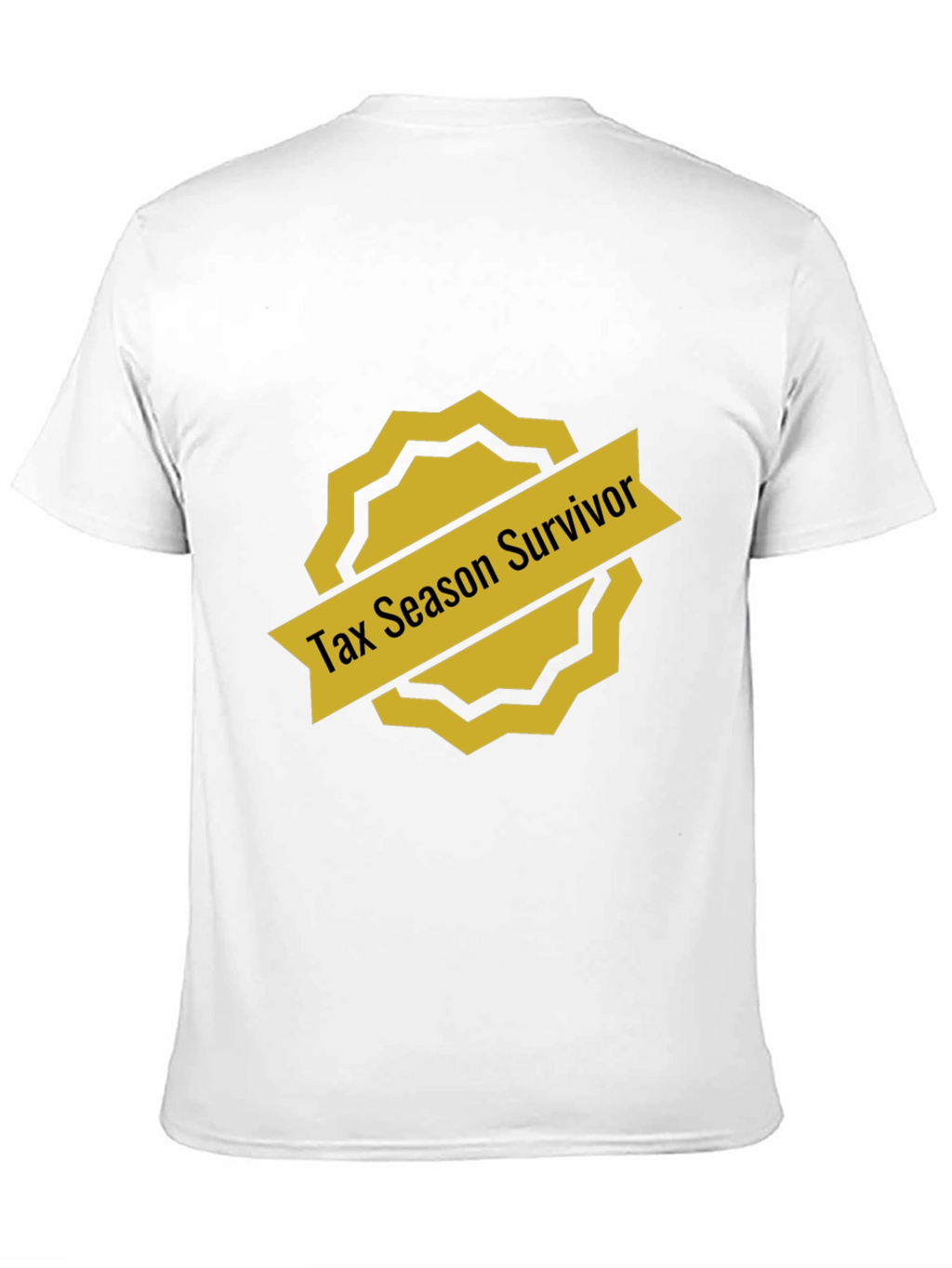 Tax Season Survivor Black T-Shirt