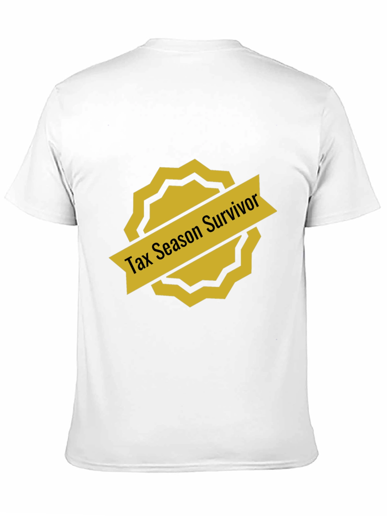 Tax Season Survivor Black T-Shirt