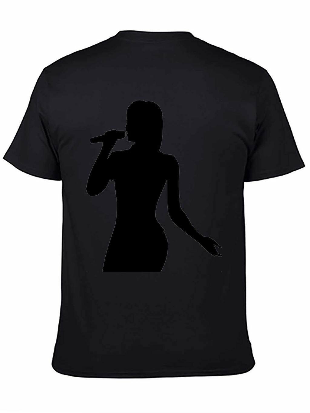 Singer Silhouette Black T-Shirt