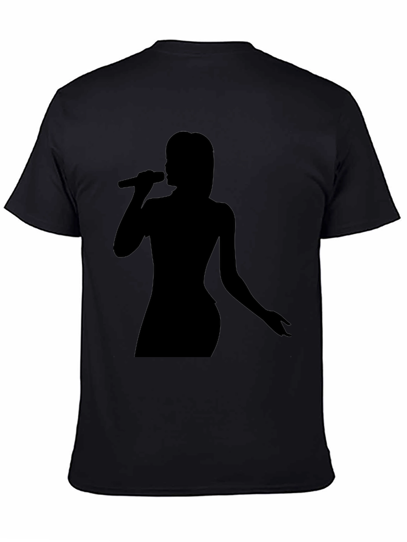 Singer Silhouette Black T-Shirt