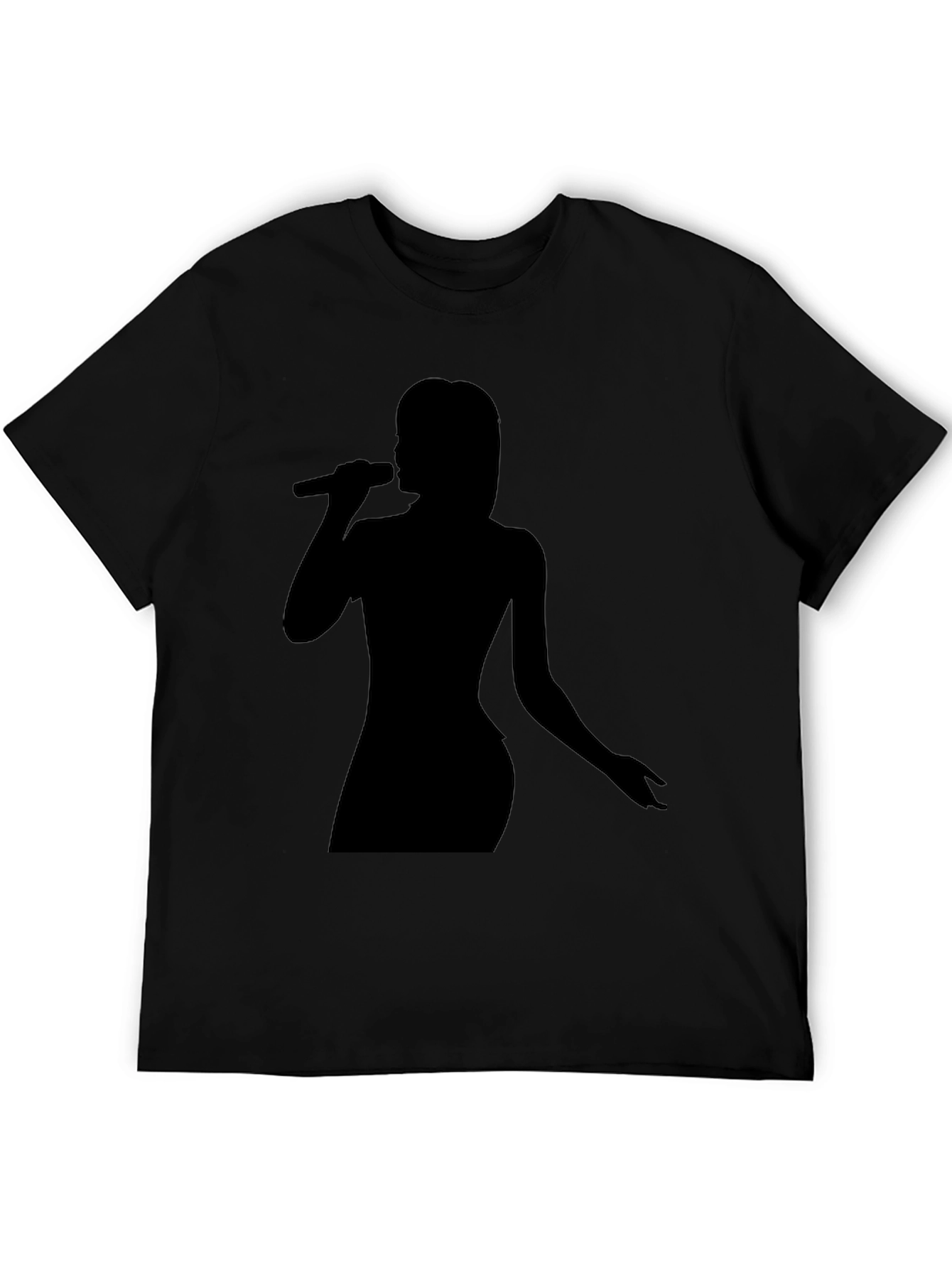 Singer Silhouette Black T-Shirt