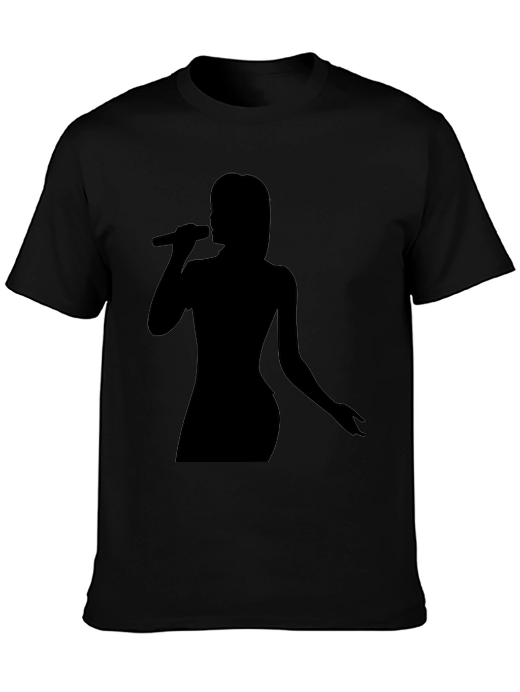 Singer Silhouette Black T-Shirt