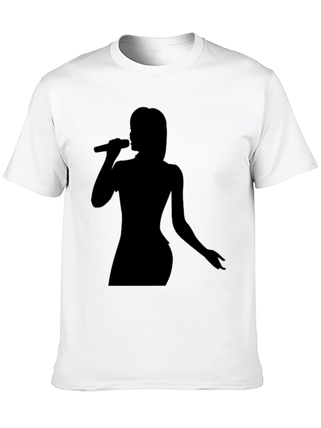Singer Silhouette Black T-Shirt
