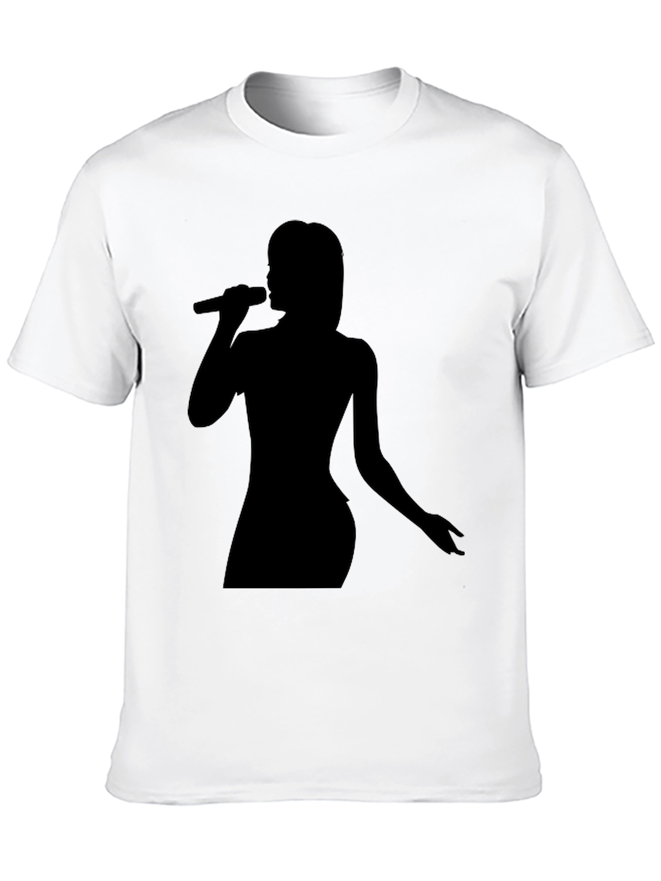 Singer Silhouette Black T-Shirt