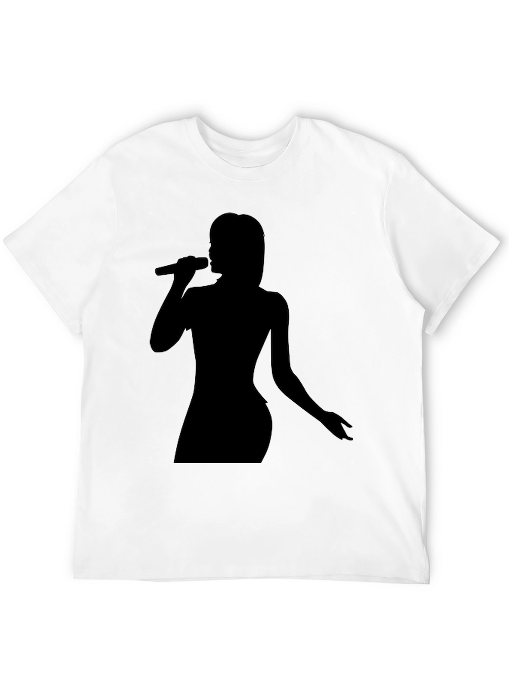 Singer Silhouette Black T-Shirt