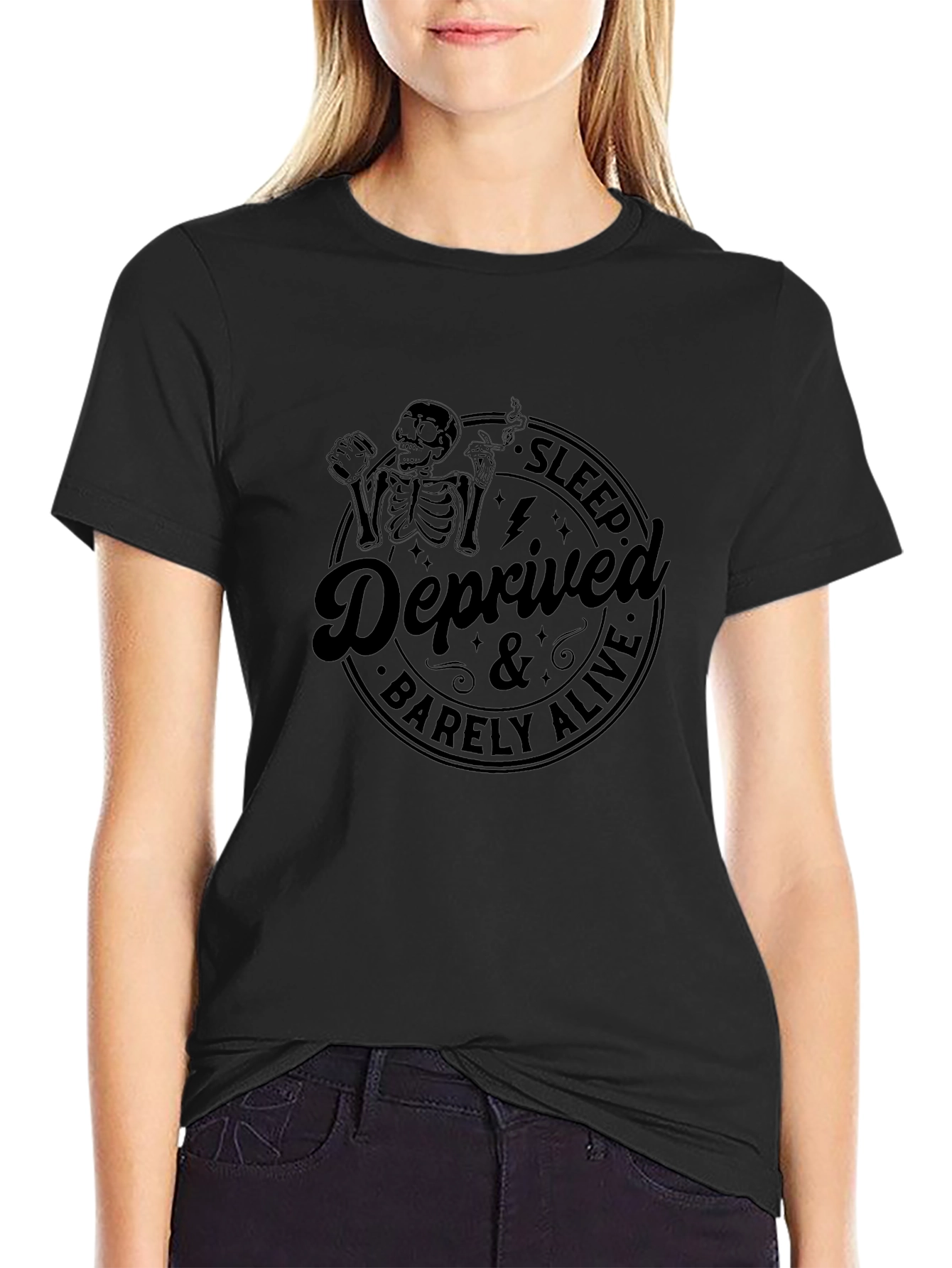 Sleep Deprived & Barely Alive Graphic Tee