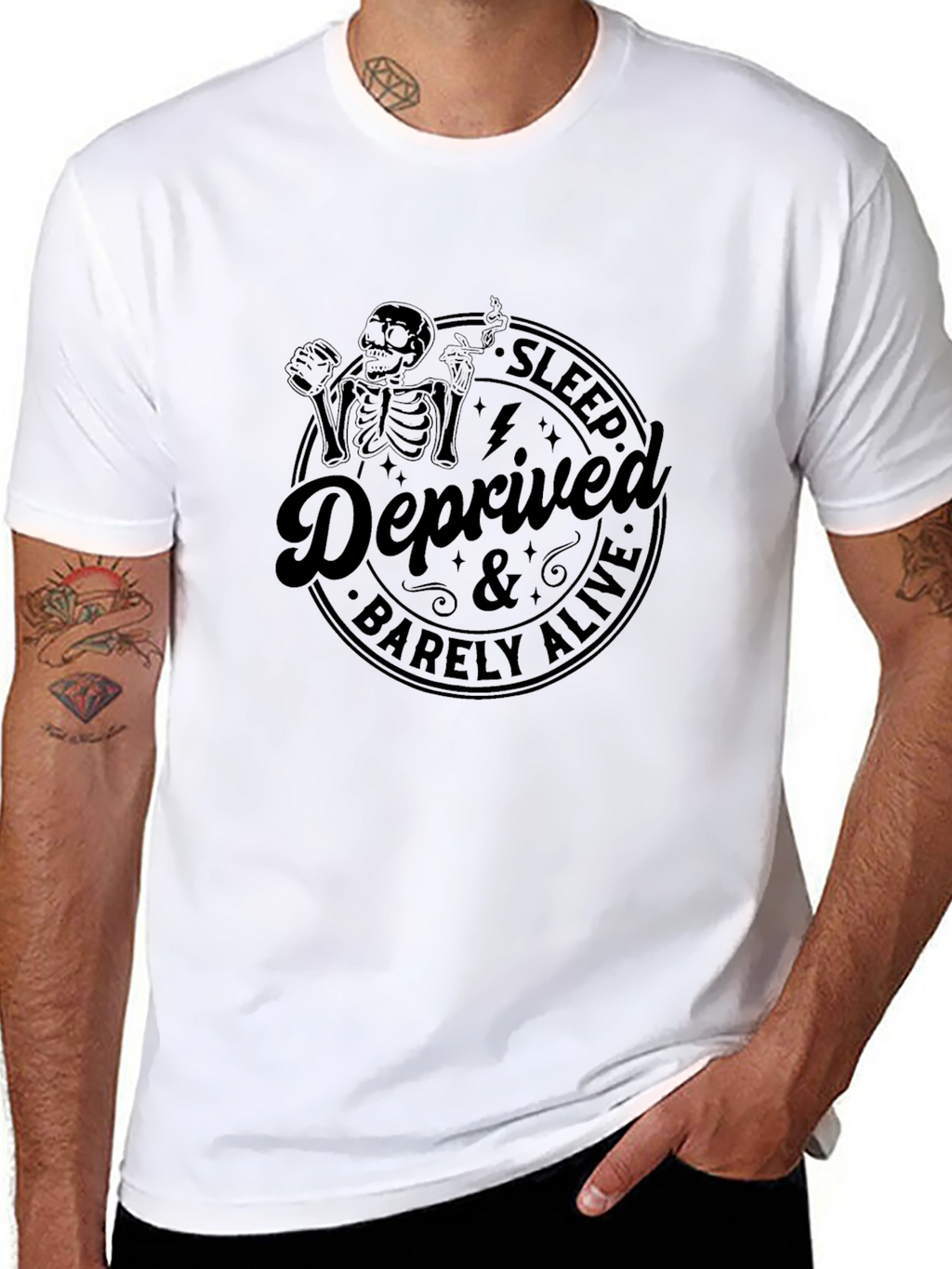 Sleep Deprived & Barely Alive Graphic Tee