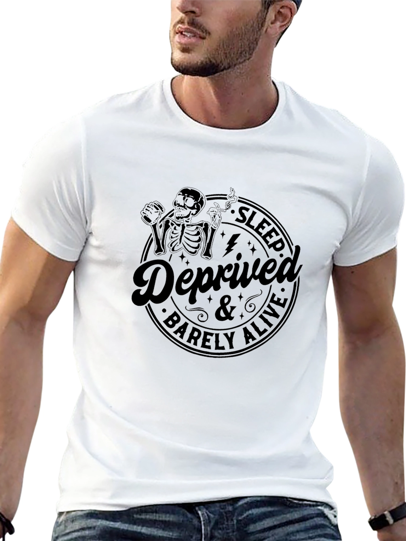 Sleep Deprived & Barely Alive Graphic Tee