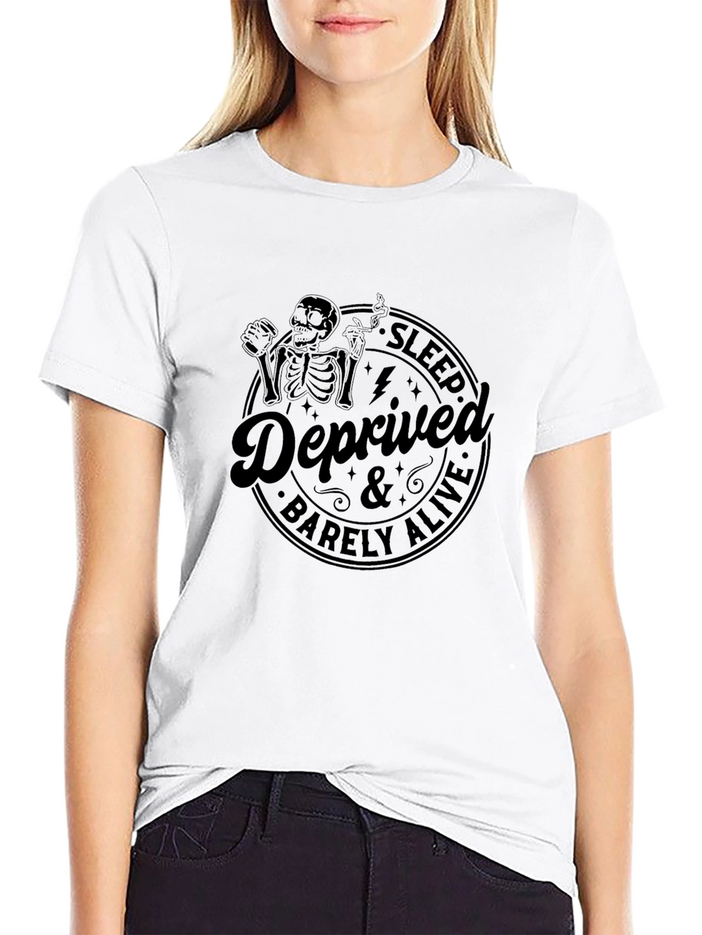 Sleep Deprived & Barely Alive Graphic Tee