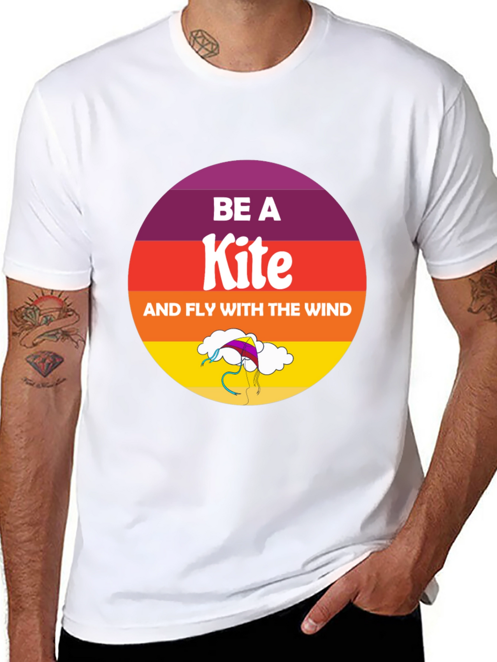 Be a Kite T-Shirt - Fly with the Wind
