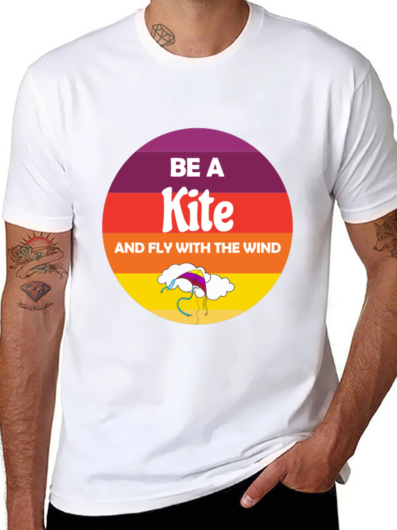 Be a Kite T-Shirt - Fly with the Wind