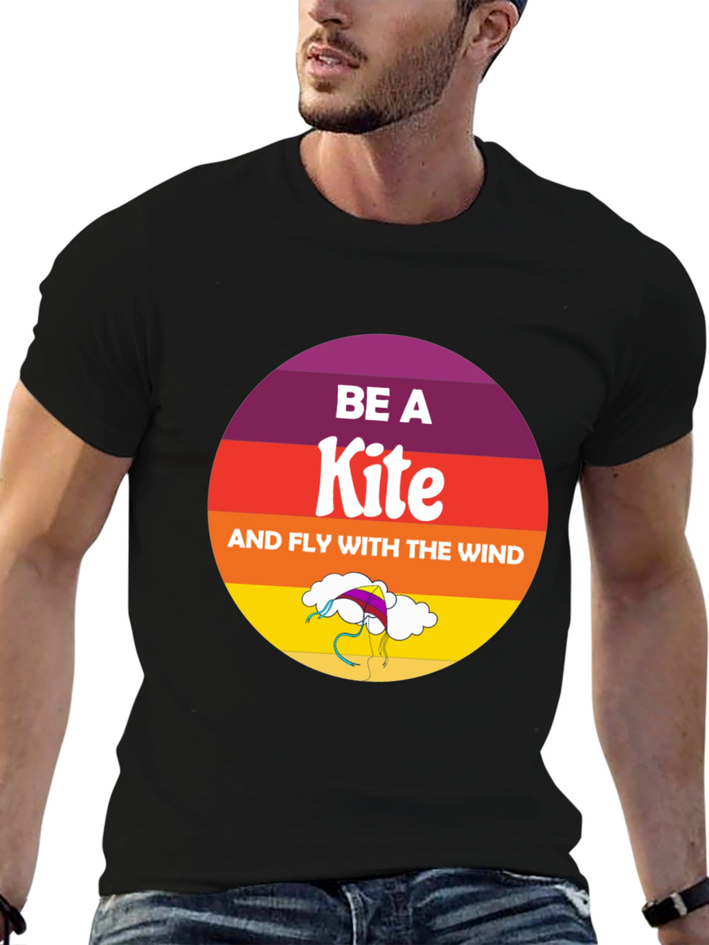 Be a Kite T-Shirt - Fly with the Wind