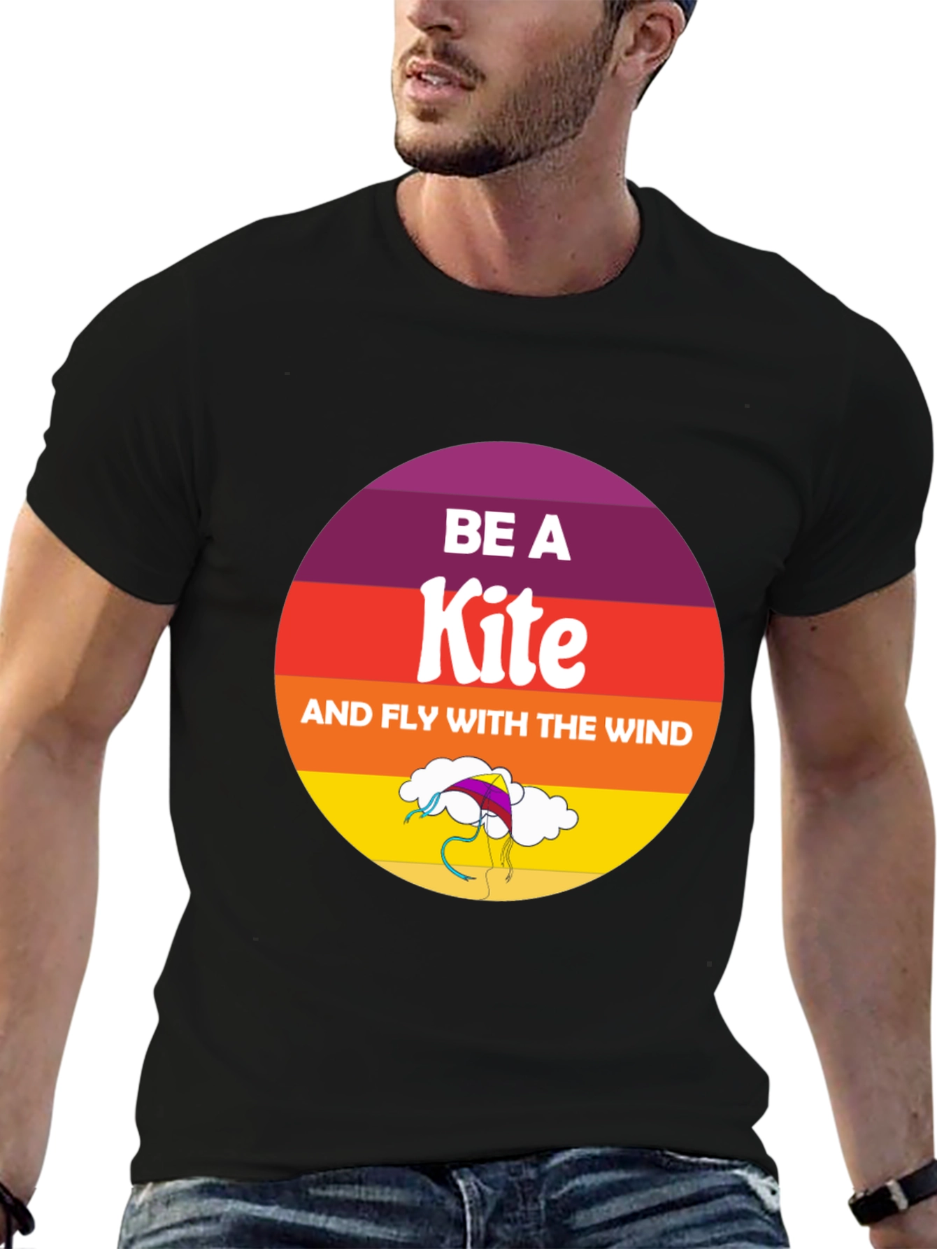 Be a Kite T-Shirt - Fly with the Wind