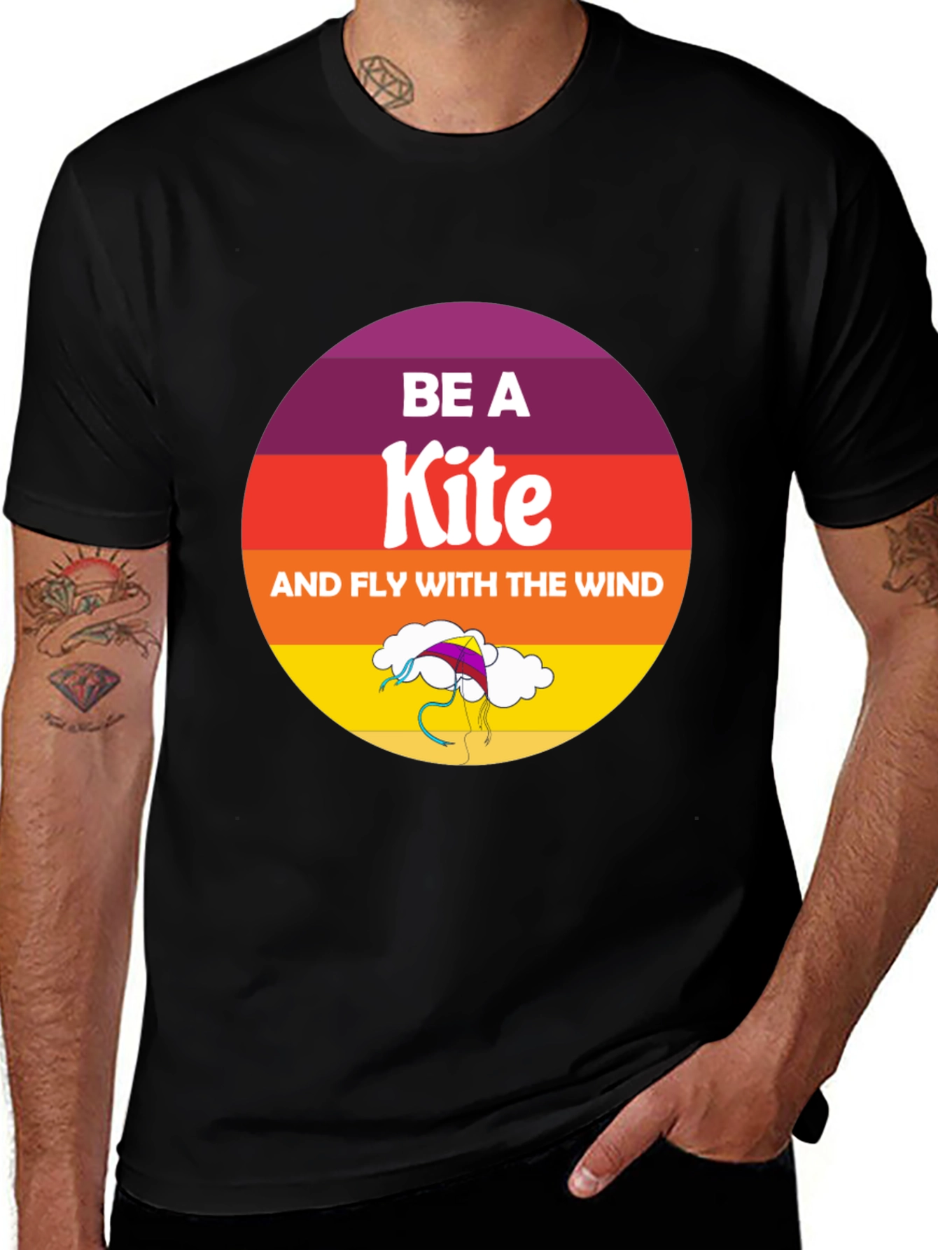 Be a Kite T-Shirt - Fly with the Wind
