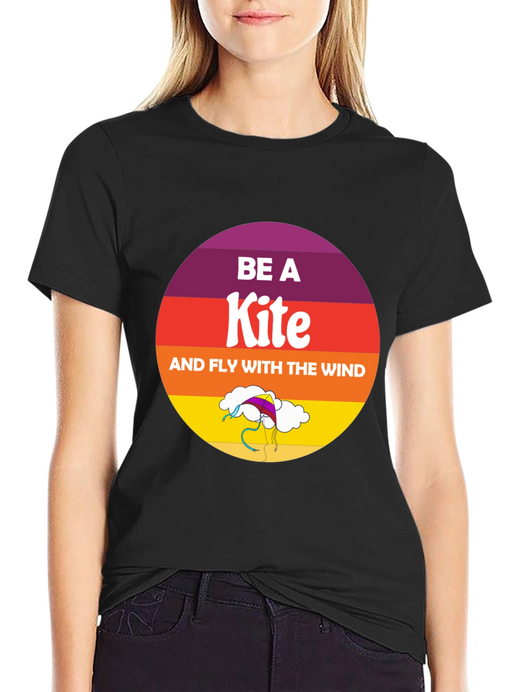 Be a Kite T-Shirt - Fly with the Wind