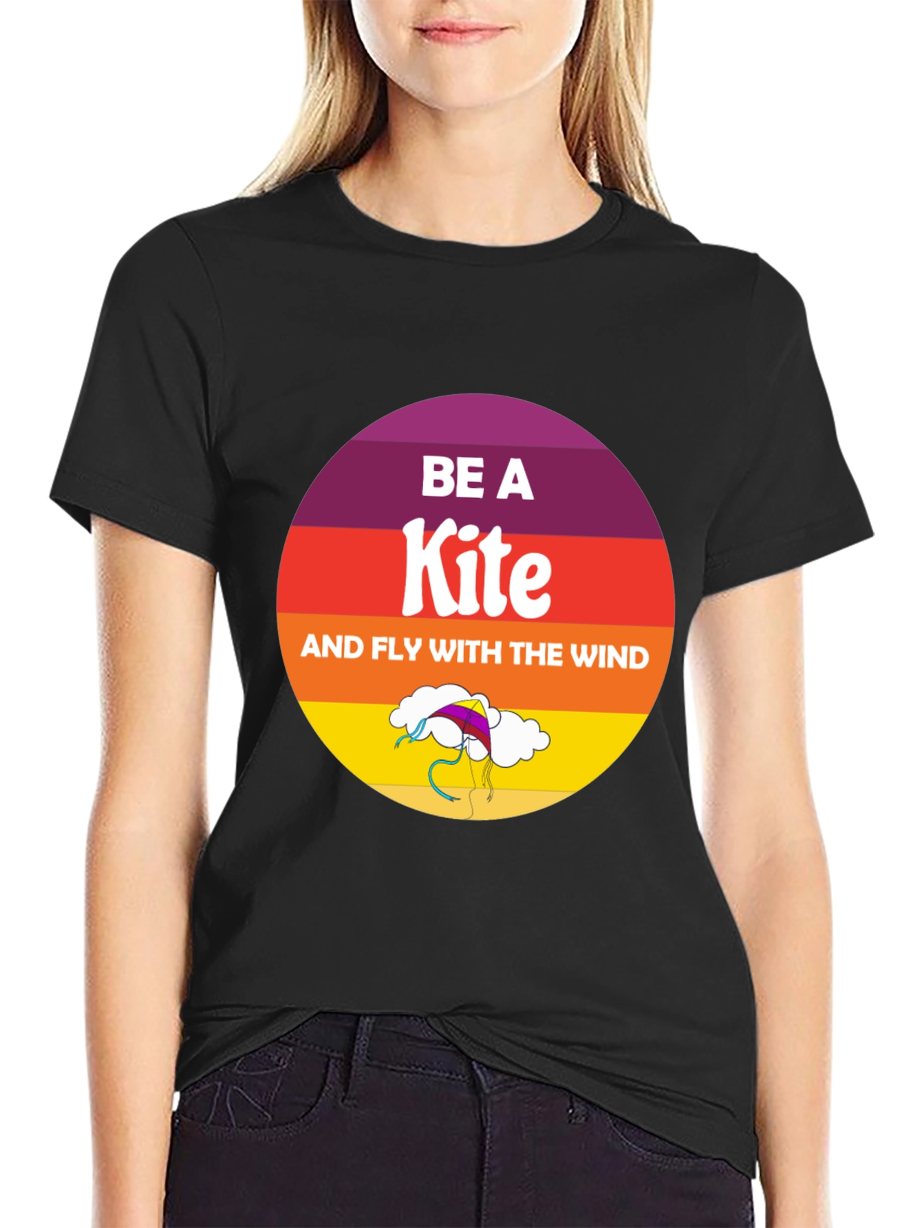Be a Kite T-Shirt - Fly with the Wind