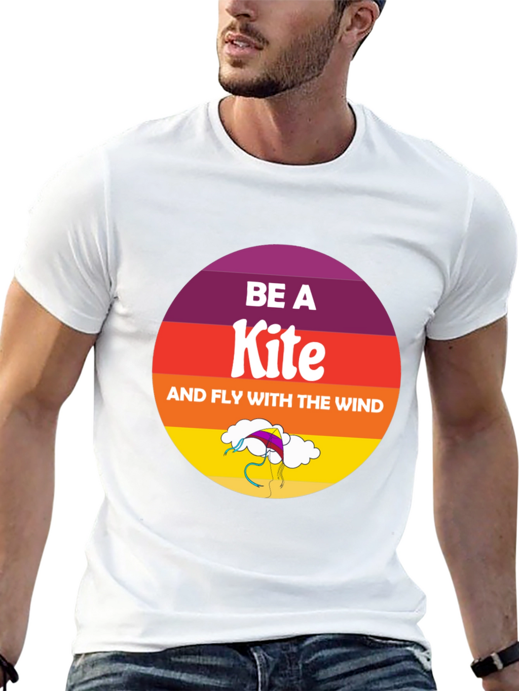 Be a Kite T-Shirt - Fly with the Wind