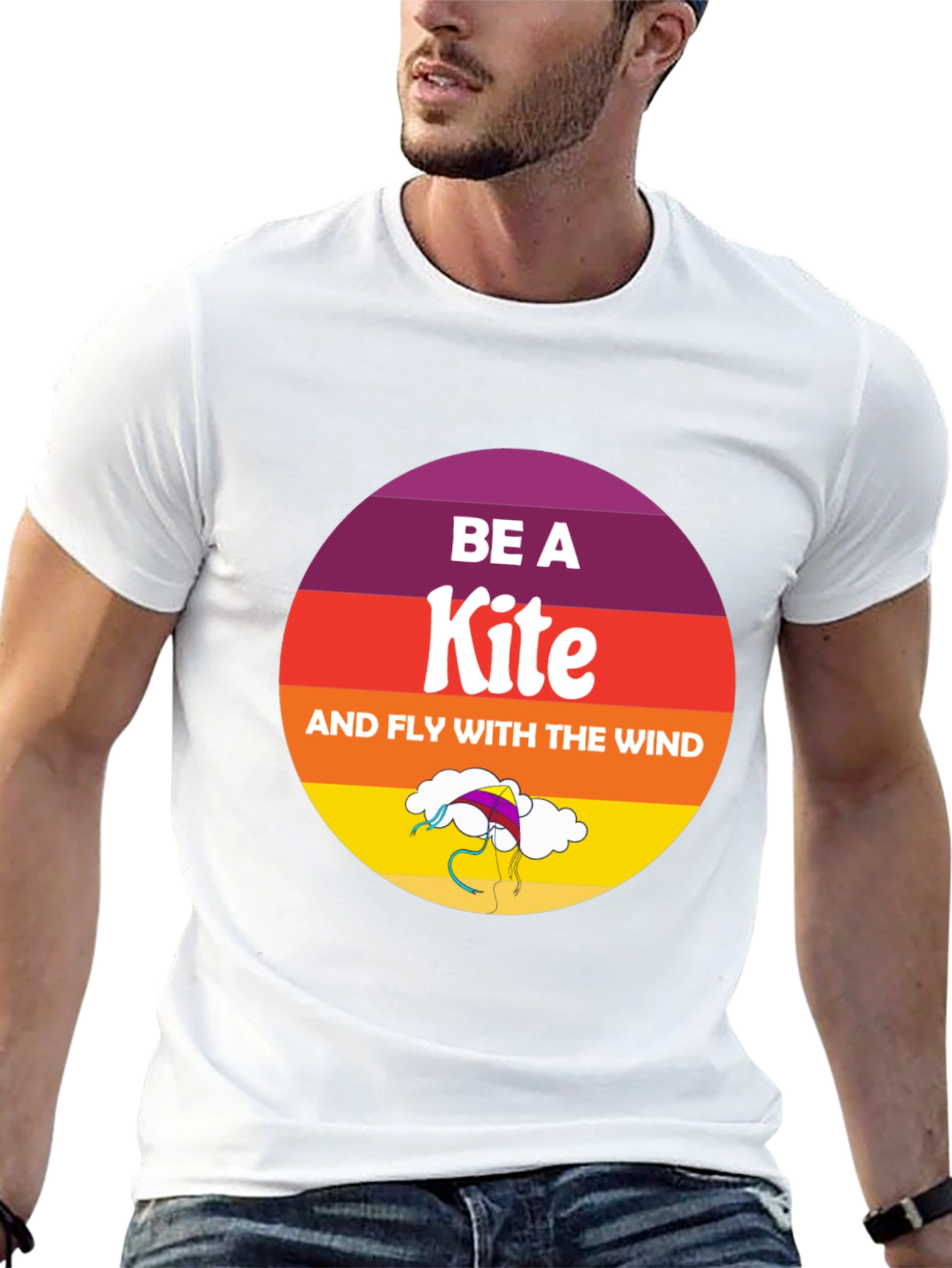 Be a Kite T-Shirt - Fly with the Wind
