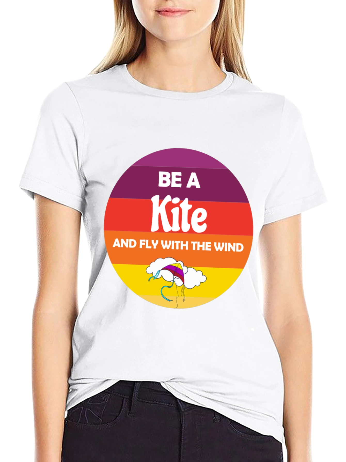 Be a Kite T-Shirt - Fly with the Wind
