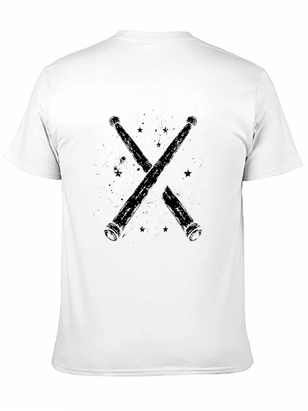 Drumsticks X Graphic Black T-Shirt