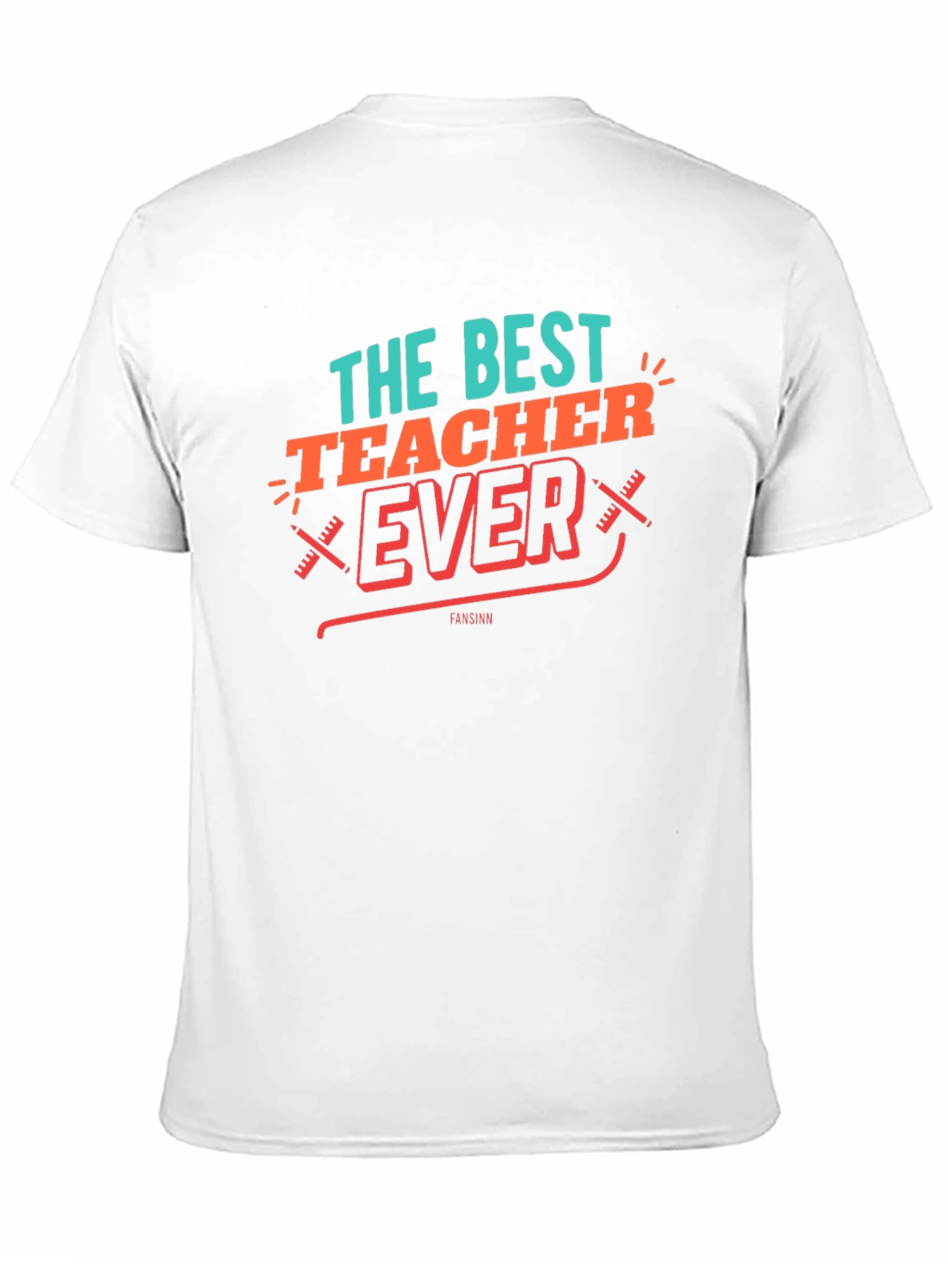 Best Teacher Ever Graphic Tee - Black