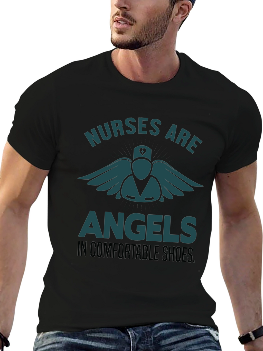 Nurses Are Angels Graphic Tee